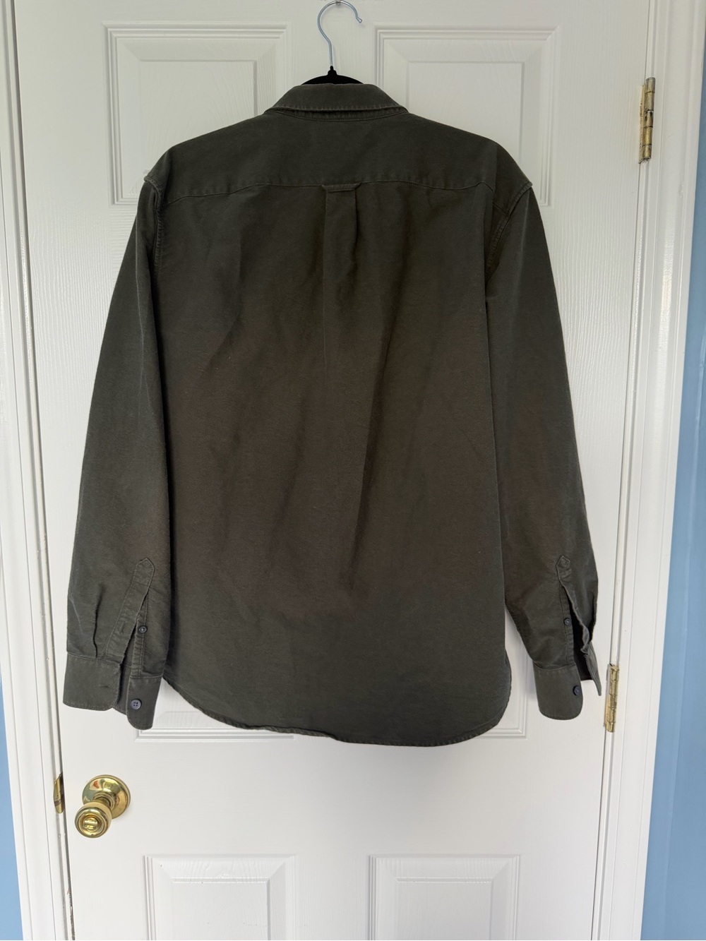 Everlane Men's Green Uniform Button Down Shirt Size Extra Large - Picture 8 of 8